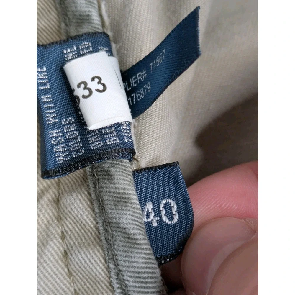 Vintage Y2K Polo By Ralph Lauren Cargo Shorts Mens 40 Khaki Thick Classic Cotton